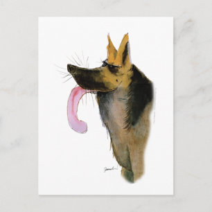 German Shepherd, tony fernandes Postcard
