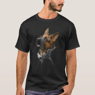 German Shepherd Torn Dog Dog Owner T-Shirt
