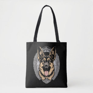 German Shepherd Tote Bag
