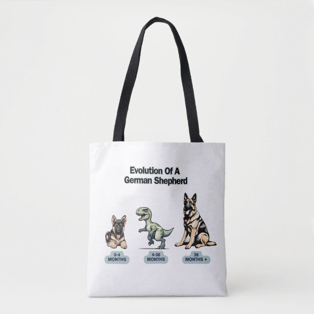 German Shepherd Tote Bag (Front)
