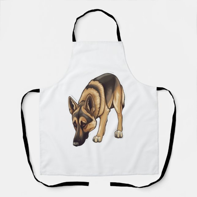 German Shepherd Tracking  Apron (Front)