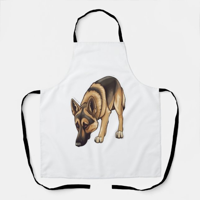 German Shepherd Tracking  Apron (Front)