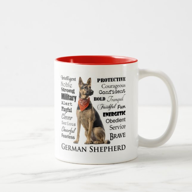 German Shepherd Traits Mug (Right)