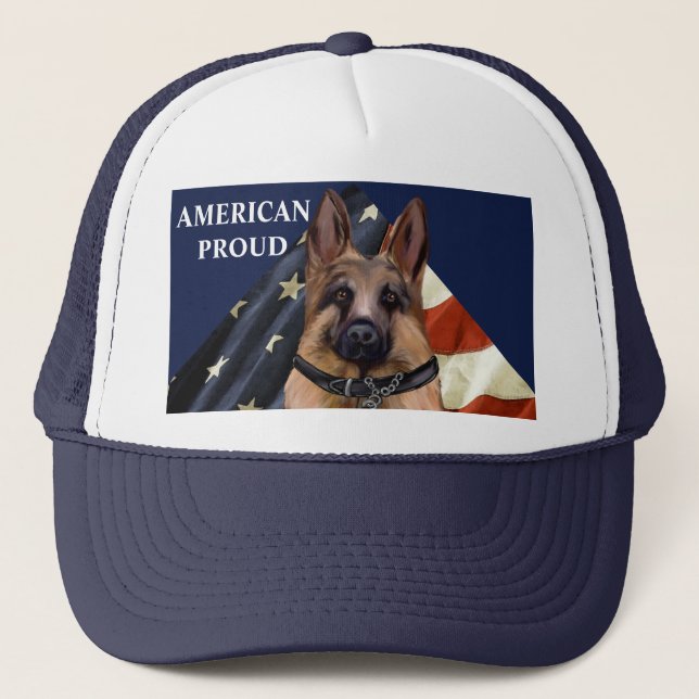 German Shepherd      Trucker Hat (Front)