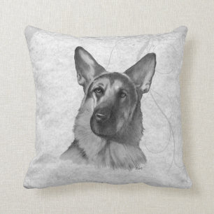 German Shepherd Two Cushion