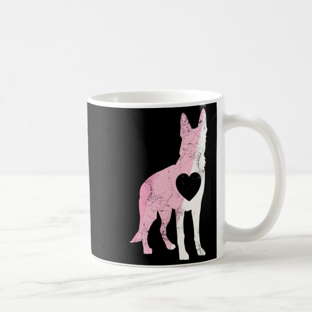 German Shepherd Valentines Day Cud Love Dog _1  Coffee Mug (Right)