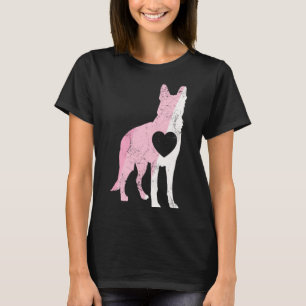 German Shepherd Valentines Day Cud Love Dog  T-Shirt