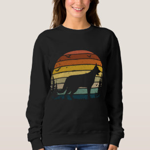 German Shepherd Vintage Retro Mum Dad Dog Pet Love Sweatshirt