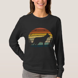 German Shepherd Vintage Retro Mum Dad Dog Pet Love T-Shirt