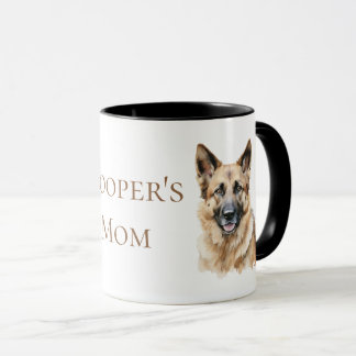 German Shepherd Watercolor  Mug