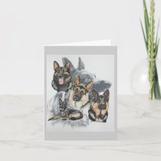 German Shepherd wGhost Card