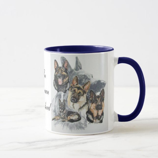 German Shepherd wGhost Mug (Right)