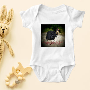 German Shepherd Witch Dog Baby Bodysuit