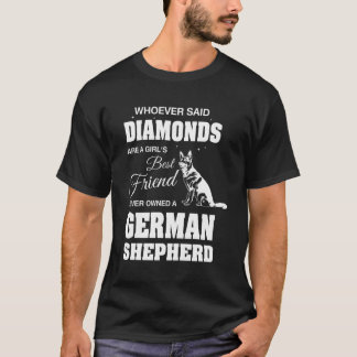 German Shepherd Woman Ladies Hoodie T-Shirt