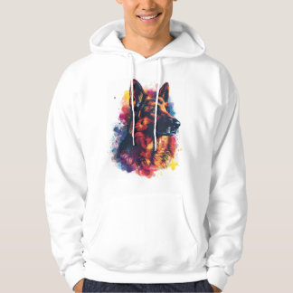 German Shepherds Amongst Cosmic Deities Position Hoodie