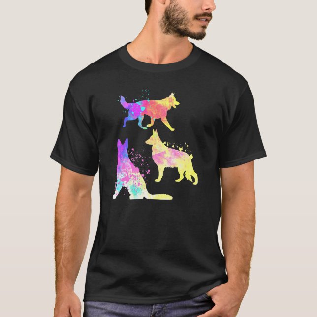 German Shepherds Dog T-Shirt (Front)