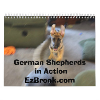German Shepherds in Action Calendar