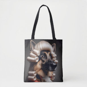 German Sheppard Portrait Museum Masterpiece Mozart Tote Bag