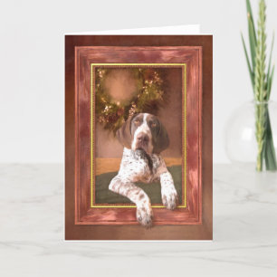German Shorthair Pointer Christmas Card