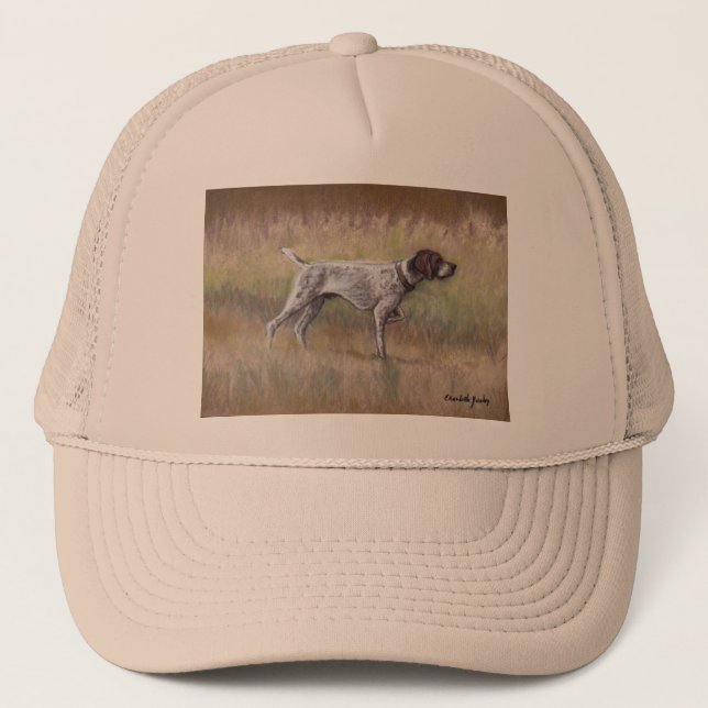 German Shorthair Pointer Dog Art Hat (Front)