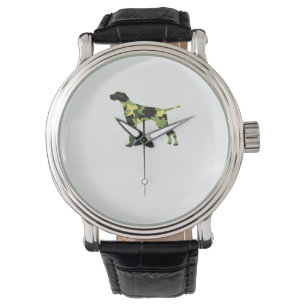 German Shorthair Pointer _ Dog Camouflage Silhouet Watch