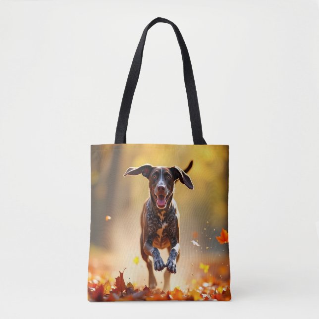 German Shorthair Pointer Elegant Shoulder Tote Bag (Front)