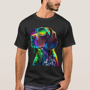 German Shorthair Pointer Funny Gsp Dad Mum  T-Shirt