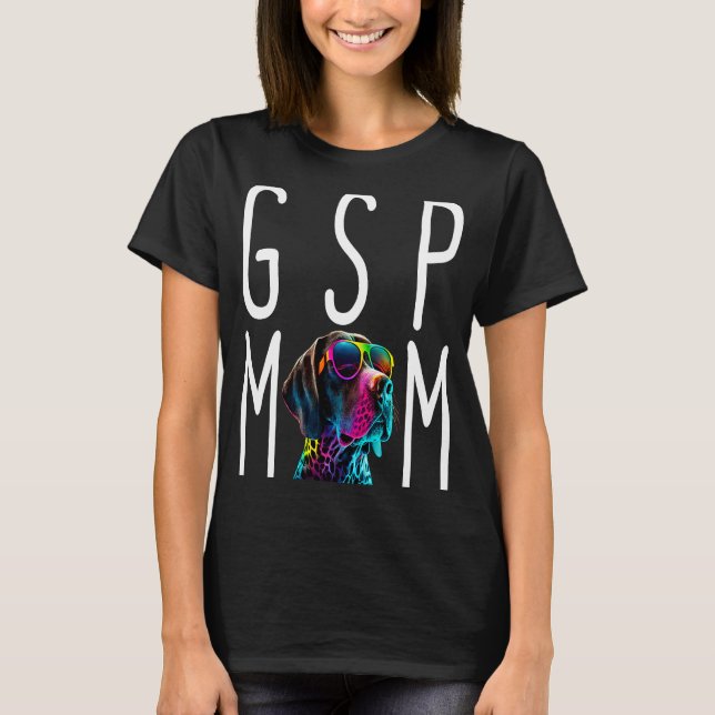 German Shorthair Pointer  GSP Mum  1 T-Shirt (Front)