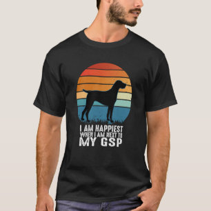German Shorthair Pointer GSP Mum Dad 4 T-Shirt