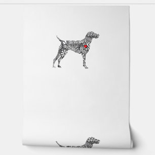 German Shorthair Pointer I GSP Dog Mum I Love Hear Wallpaper