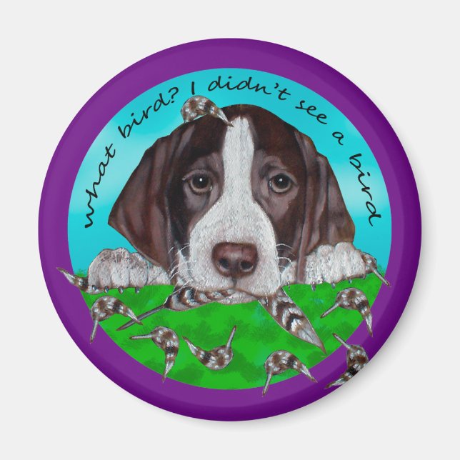 German Shorthair Pointer Puppy Magnet (Front)