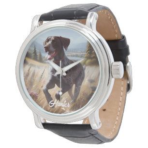 German Shorthair Pointer Running Watch