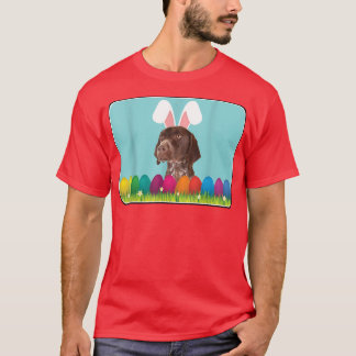 German Shorthair Pointer w Bunny Ears  T-Shirt