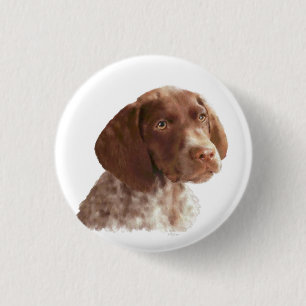 German Shorthair Puppy 3 Cm Round Badge