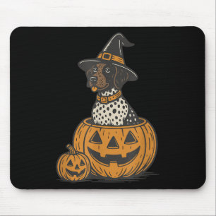 German Shorthaired Inter Halloween Gsp Dog Mom Dog Mouse Pad