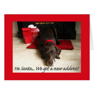 German Shorthaired Merry Christmas New Address