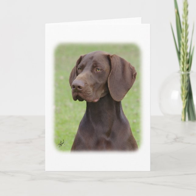 German Shorthaired Pointer AA004D-019 Card (Front)