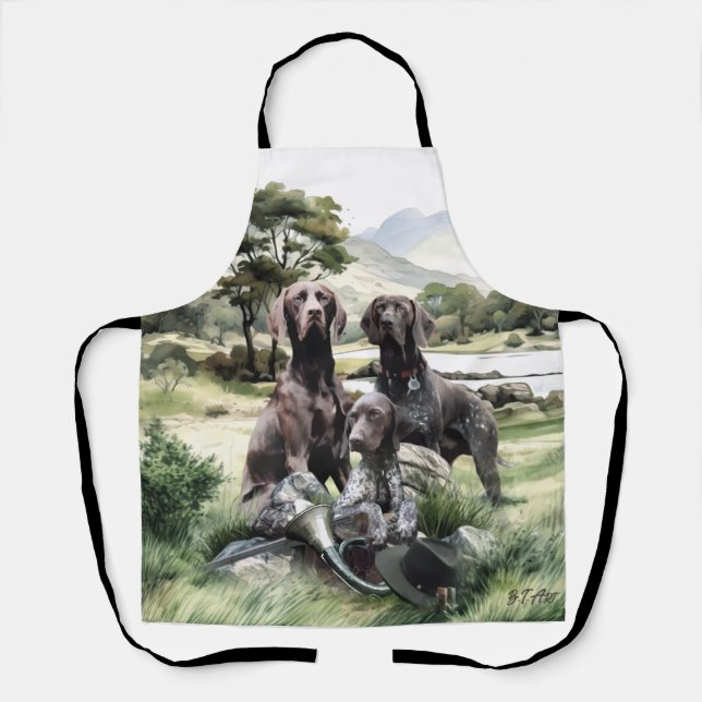 German Shorthaired Pointer  Apron (Front)