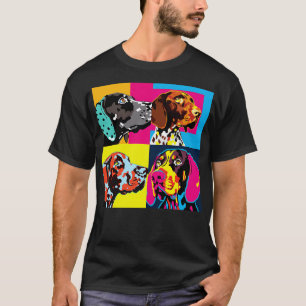 German Shorthaired Pointer Art Dog Lover Gifts T-Shirt
