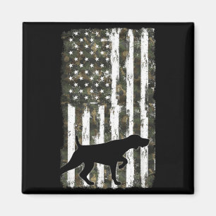 German Shorthaired Pointer Camouflage American Magnet