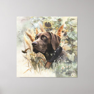 German Shorthaired Pointer Canvas Print