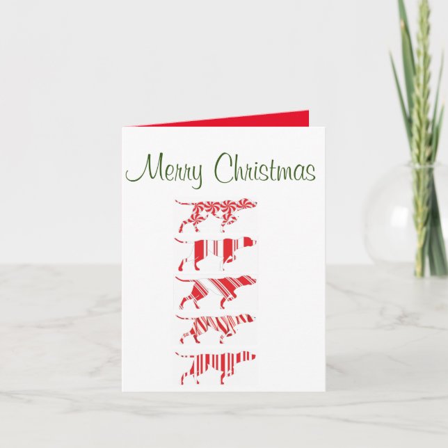 GERMAN SHORTHAIRED POINTER - Christmas Card - GSP (Front)