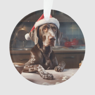 German Shorthaired Pointer Christmas Cookies Ornament