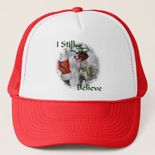 German Shorthaired Pointer Christmas Gifts Trucker Hat (Front)