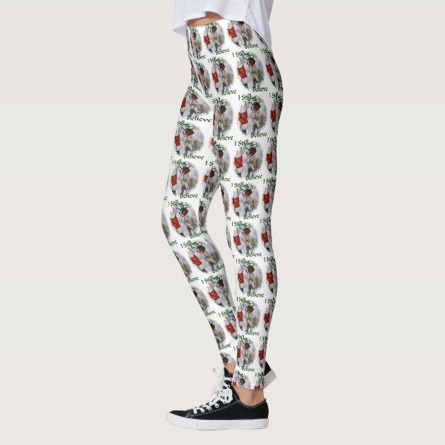 German Shorthaired Pointer Christmas Leggings (Left)
