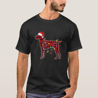 German Shorthaired Pointer Christmas Pajamas Famil T-Shirt