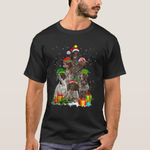 German Shorthaired Pointer Christmas Tree Dog Mum T-Shirt