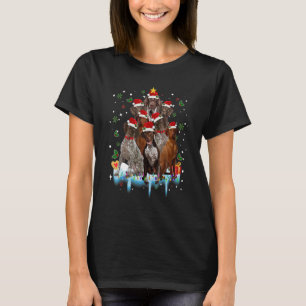 German Shorthaired Pointer Christmas Tree For Dog T-Shirt