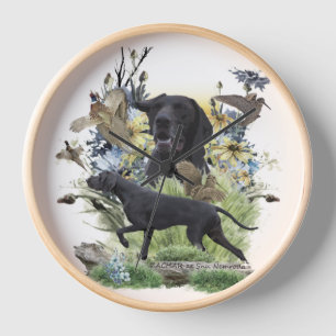 German Shorthaired Pointer Clock