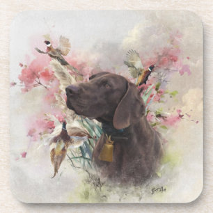 German shorthaired pointer coaster